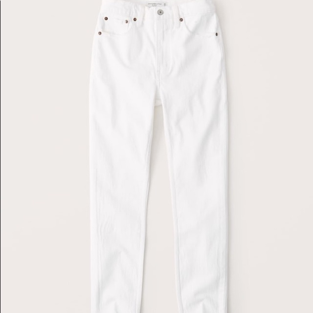 SOLD A&F white skinny jeans